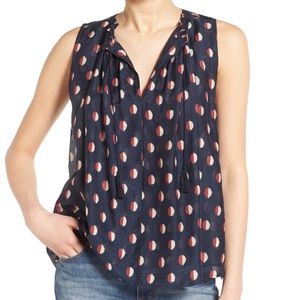 MADEWELL  Bellshift Ikat Dot Tank
